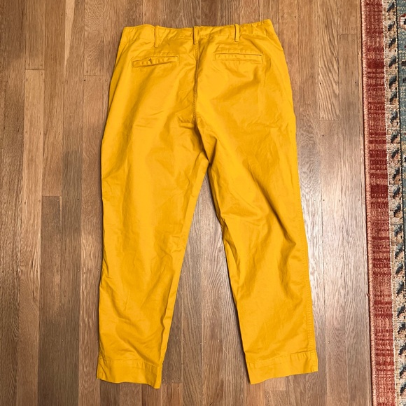 Mustard/Marigold Yellow Gap Khakis size 8, 26 inch inseam - Picture 5 of 7